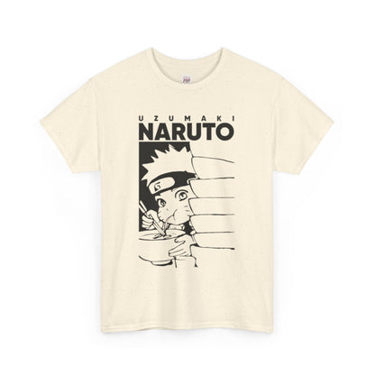 Naruto Shippuden Uzumaki Naruto Unisex Heavy Cotton Tee - Vibrant and Stylish Design for Otaku Heads