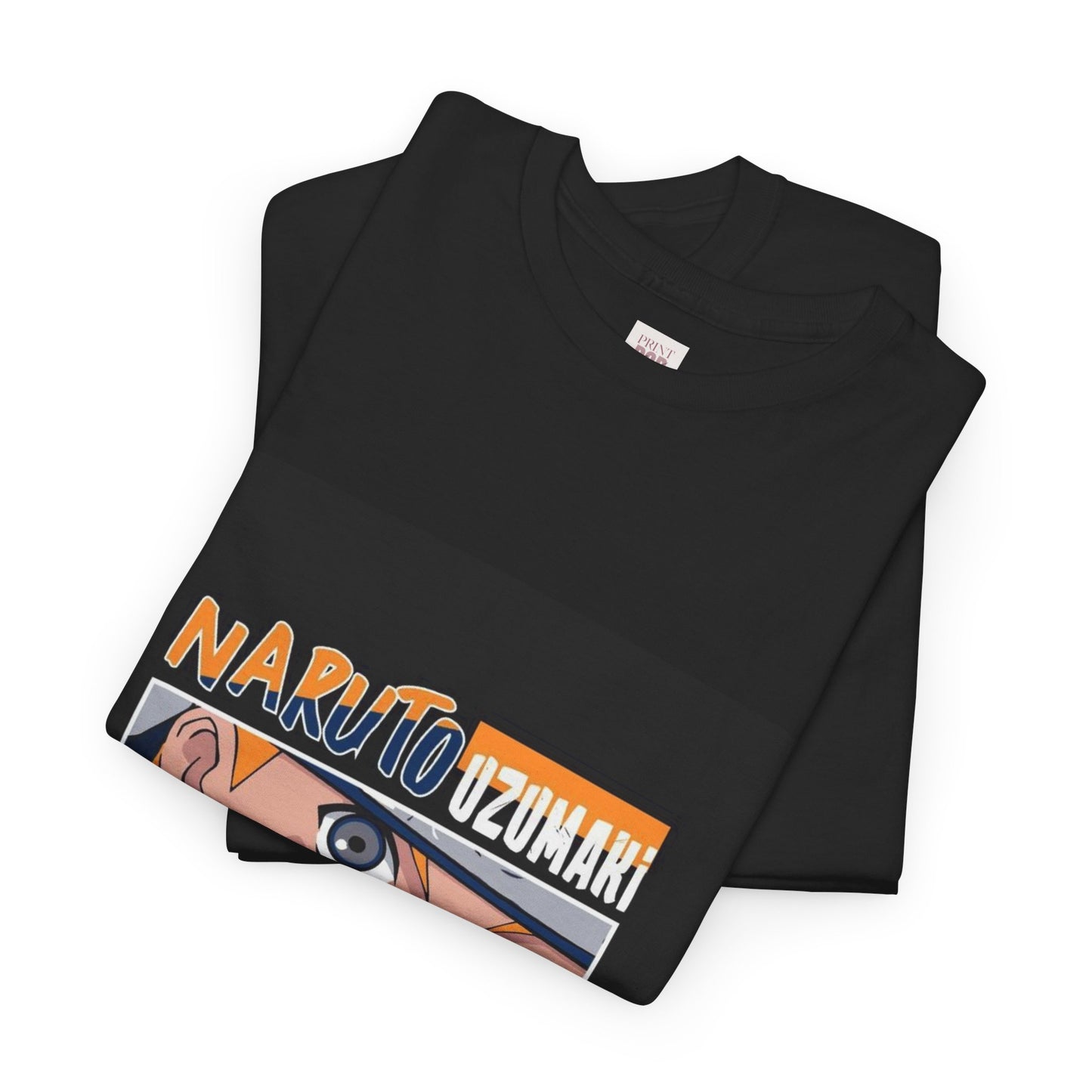 Naruto Shippuden Uzumaki Naruto Unisex Heavy Cotton Tee - Vibrant and Stylish Design for Otaku Heads