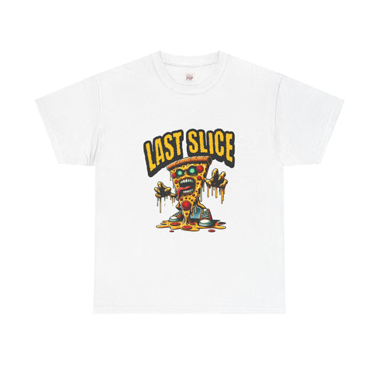 Last Slice Unisex Heavy Cotton Tee - Fun Pizza-Themed Graphic T-Shirt for Food Lovers