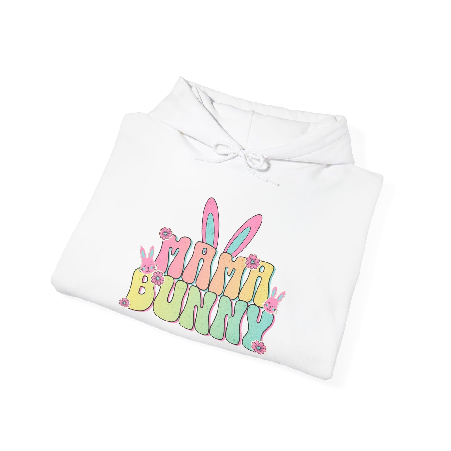 Cute Easter 'Mama Bunny' Unisex Heavy Blend Hoodie - High Quality and Comfortable