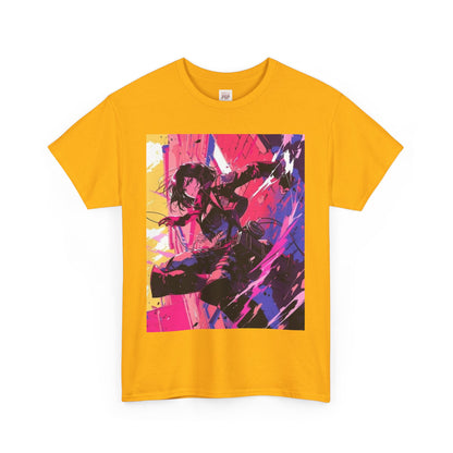 Attack On Titan Mikasa Ackerman Unisex Heavy Cotton Tee - Vibrant and Stylish Design for Otaku Heads