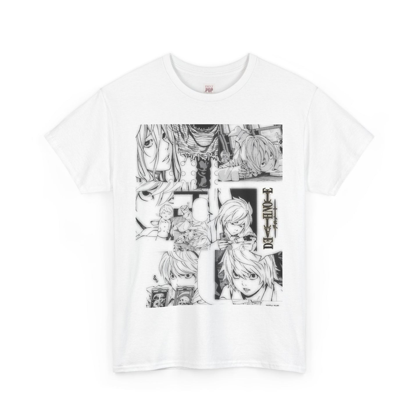 Death Note Nate River (Near) Unisex Heavy Cotton Tee - Vibrant and Stylish Design for Otaku Heads