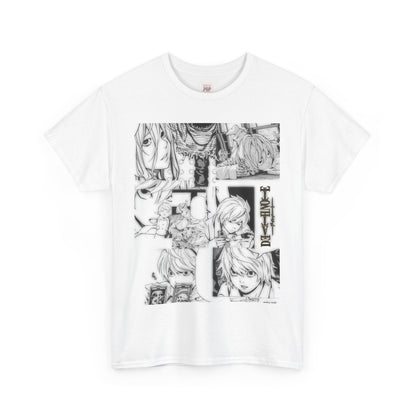 Death Note Nate River (Near) Unisex Heavy Cotton Tee - Vibrant and Stylish Design for Otaku Heads