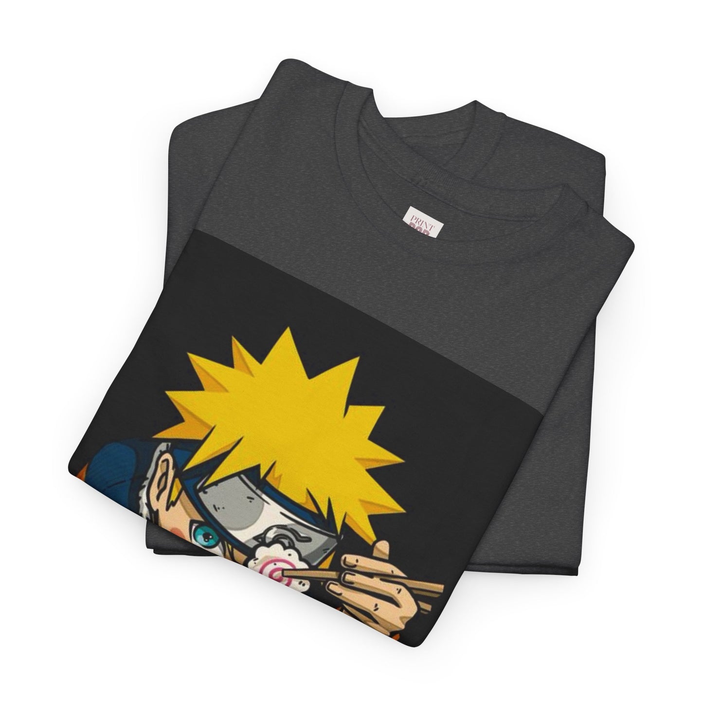 Naruto Shippuden Uzumaki Naruto Unisex Heavy Cotton Tee - Vibrant and Stylish Design for Otaku Heads