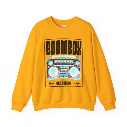 Retro Boombox Unisex Heavy Blend™ Crewneck Sweatshirt - Old School Vibes