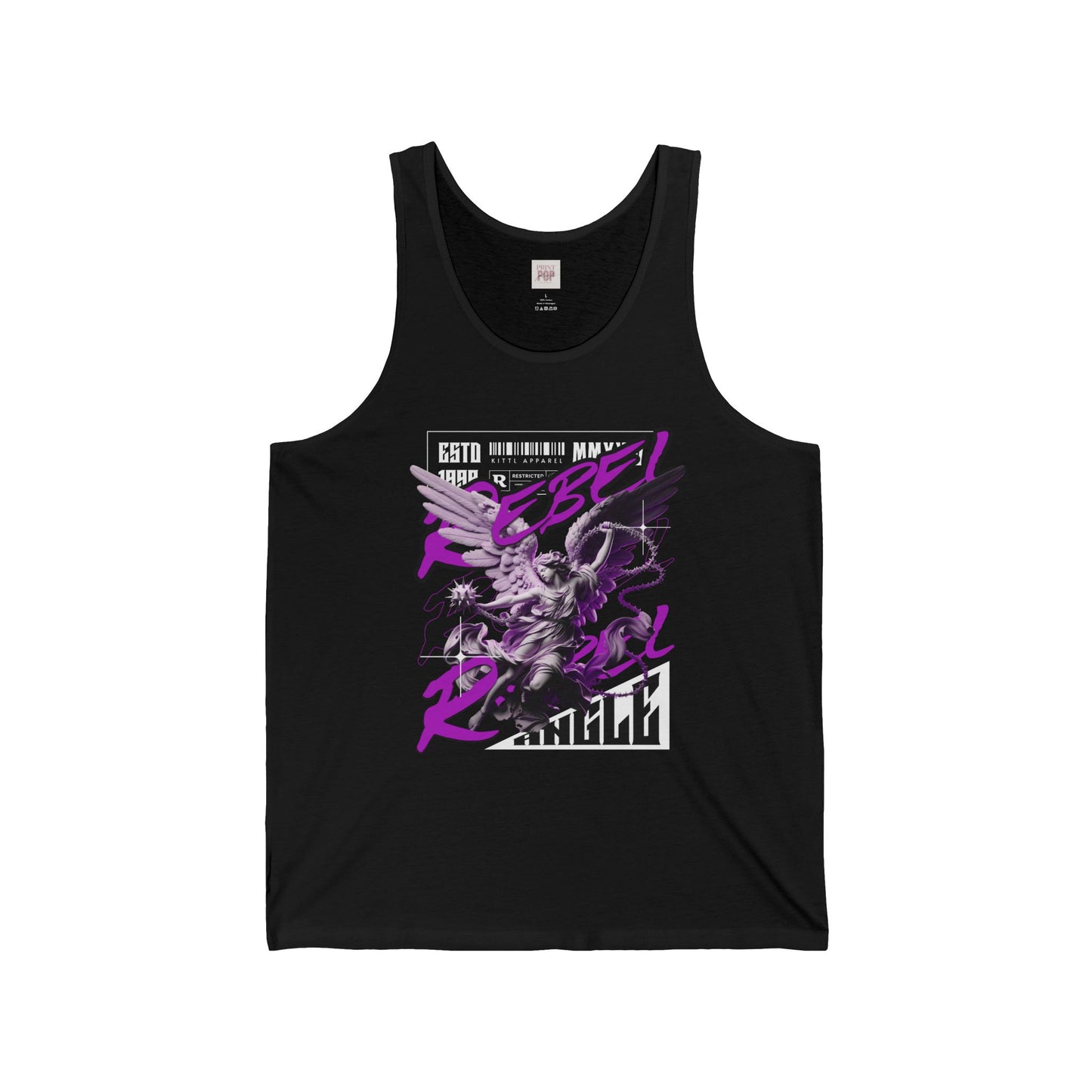 Rebel Graphic Unisex Jersey Tank - Bold Statement Apparel for Free Spirits