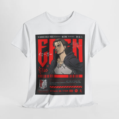 Attack On Titan Unisex Heavy Cotton Tee - Vibrant and Stylish Design for Otaku Heads