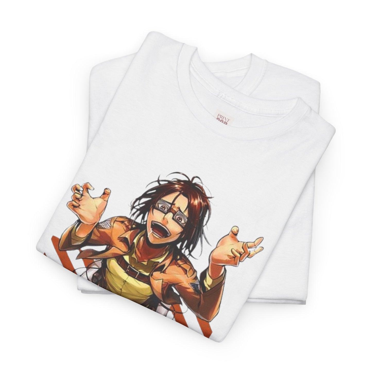 Attack On Titan Hange Zoë Unisex Heavy Cotton Tee - Vibrant and Stylish Design for Otaku Heads