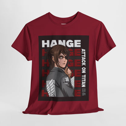 Attack On Titan Hange Zoë Unisex Heavy Cotton Tee - Vibrant and Stylish Design for Otaku Heads