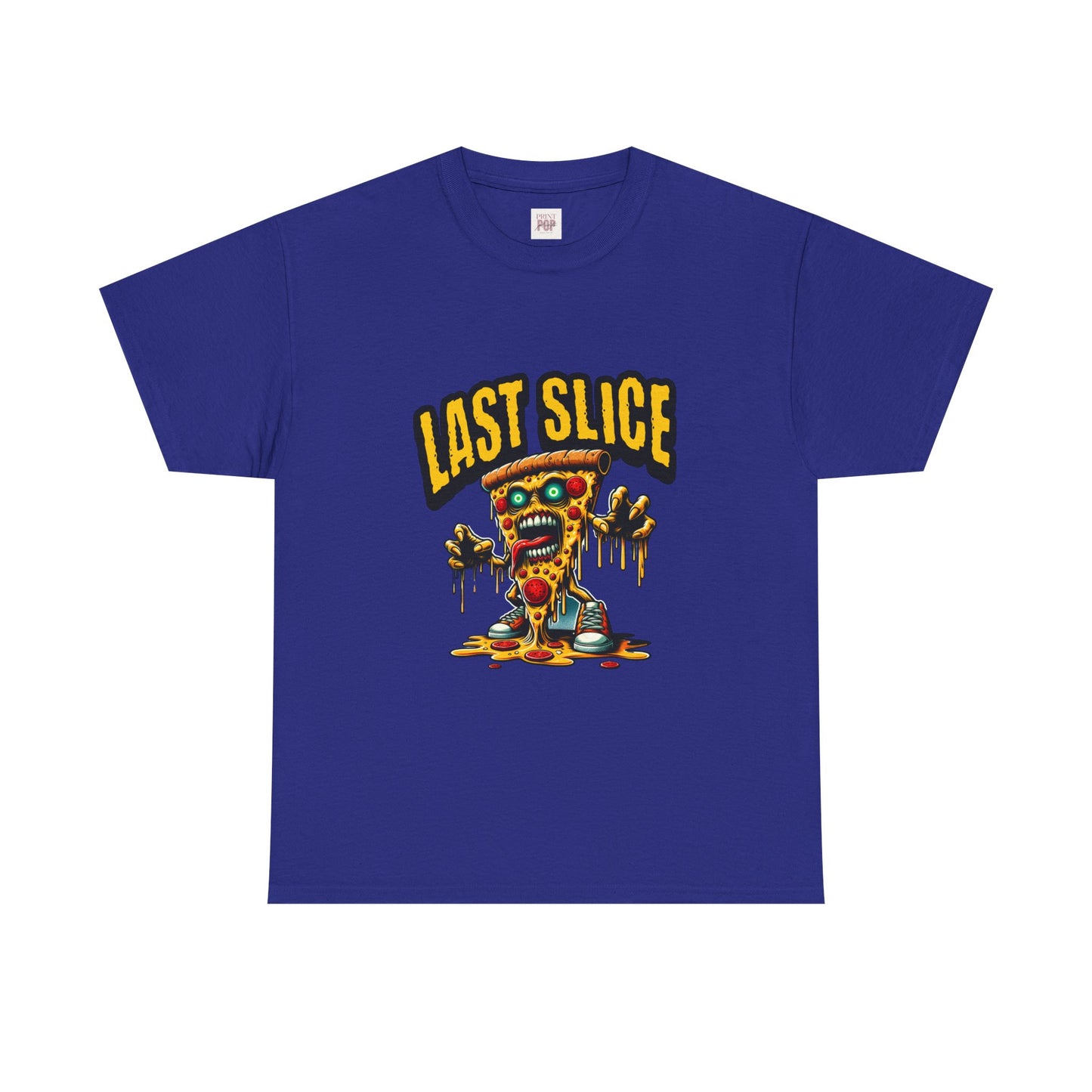 Last Slice Unisex Heavy Cotton Tee - Fun Pizza-Themed Graphic T-Shirt for Food Lovers