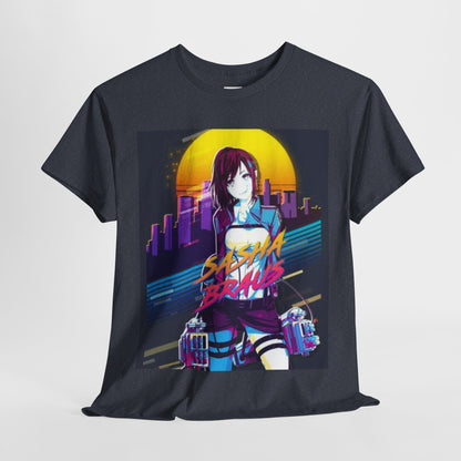 Attack On Titan Sasha Braus Unisex Heavy Cotton Tee - Vibrant and Stylish Design for Otaku Heads