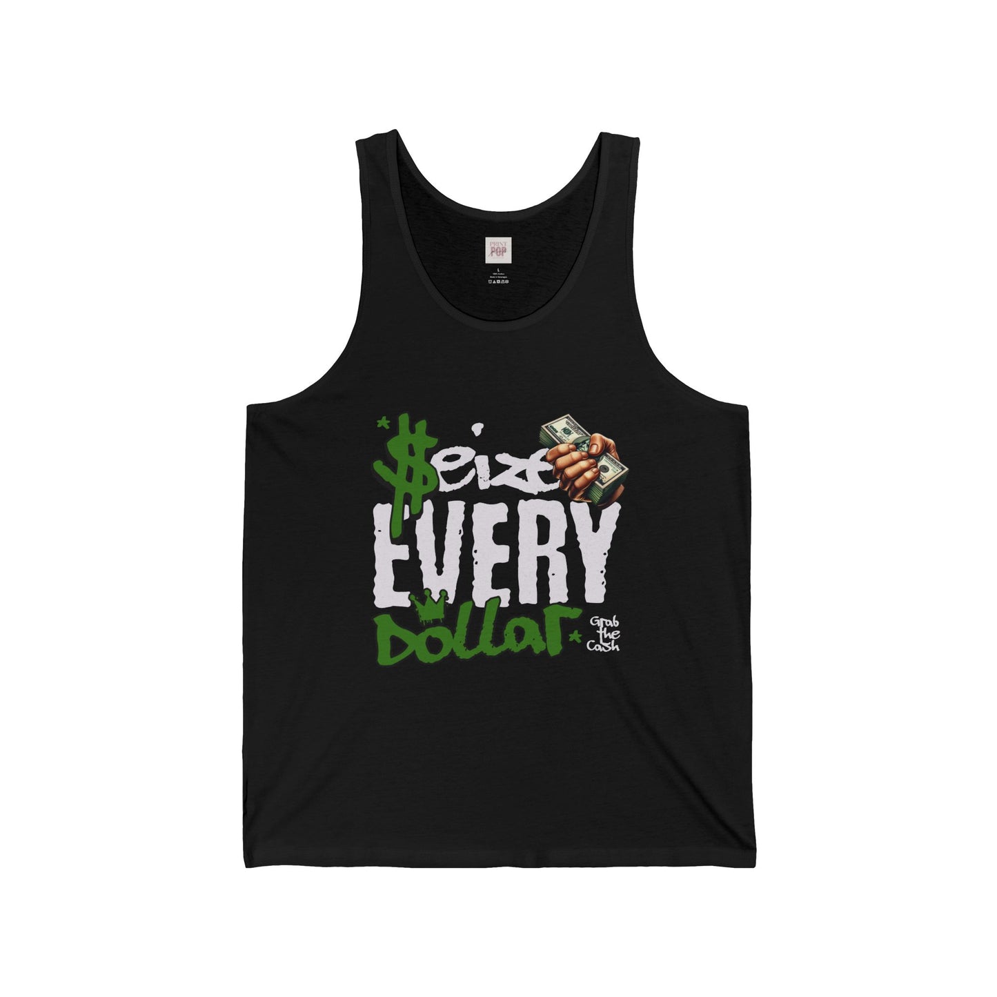 Streetwear Unisex Jersey Tank - '$ix Every Dollar' Graphic Tee