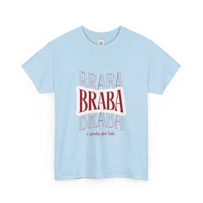 Braba Unisex Heavy Cotton Tee - Casual Statement Shirt for Everyday Wear