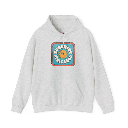 Sunshine Feels Good Unisex Heavy Blend Hoodie for Cozy Days - Stylish and Premium