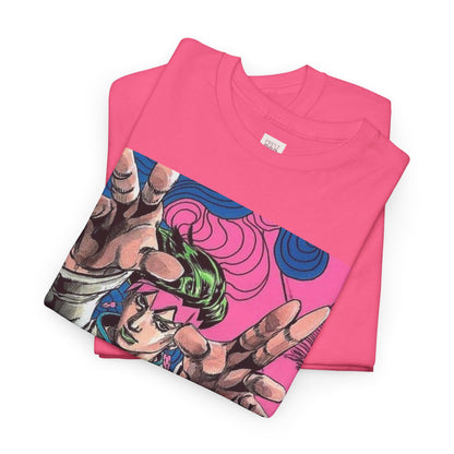 Jojo's Bizarre Adventure Rohan Kishibe Unisex Heavy Cotton Tee - Vibrant and Stylish Design for Otaku Heads