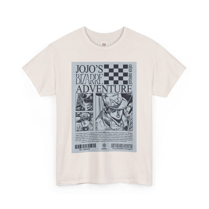 Jojo's Bizarre Adventure Unisex Heavy Cotton Tee - Vibrant and Stylish Design for Otaku Heads