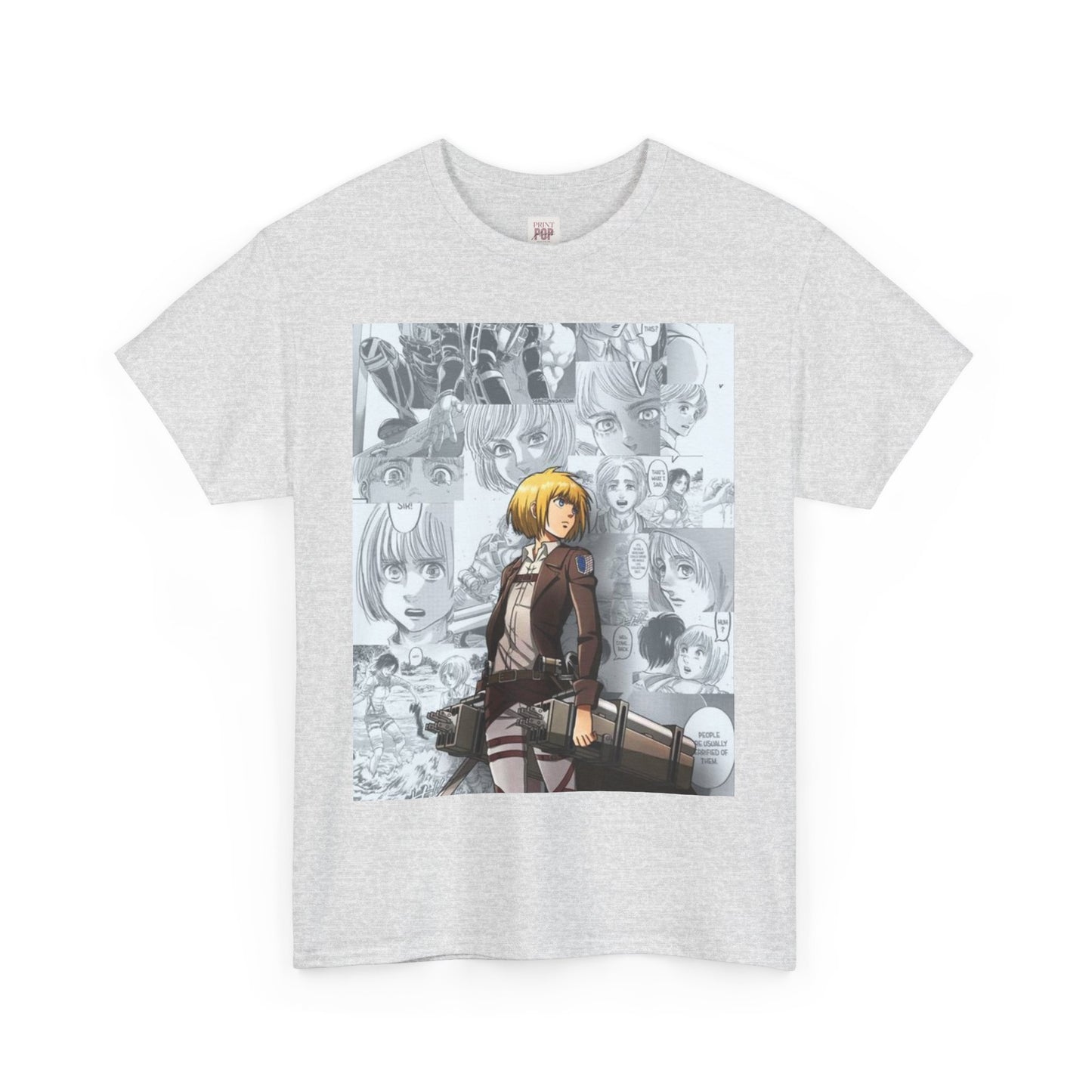 Attack On Titan Armin Arlert Unisex Heavy Cotton Tee - Vibrant and Stylish Design for Otaku Heads