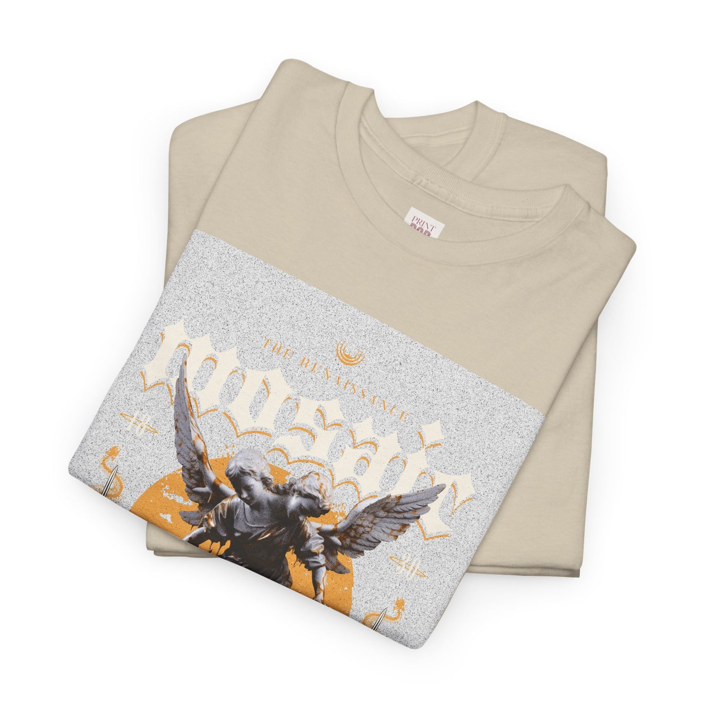 Vintage Music Angel Unisex Heavy Cotton Tee