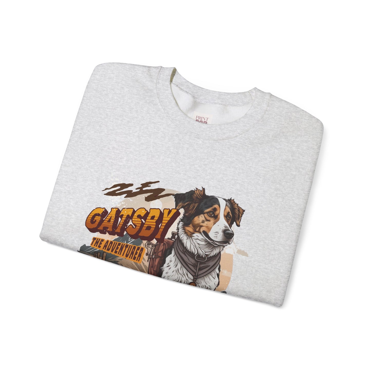 Gatsby the Adventurer Unisex Sweatshirt - Cozy Dog Lover Apparel