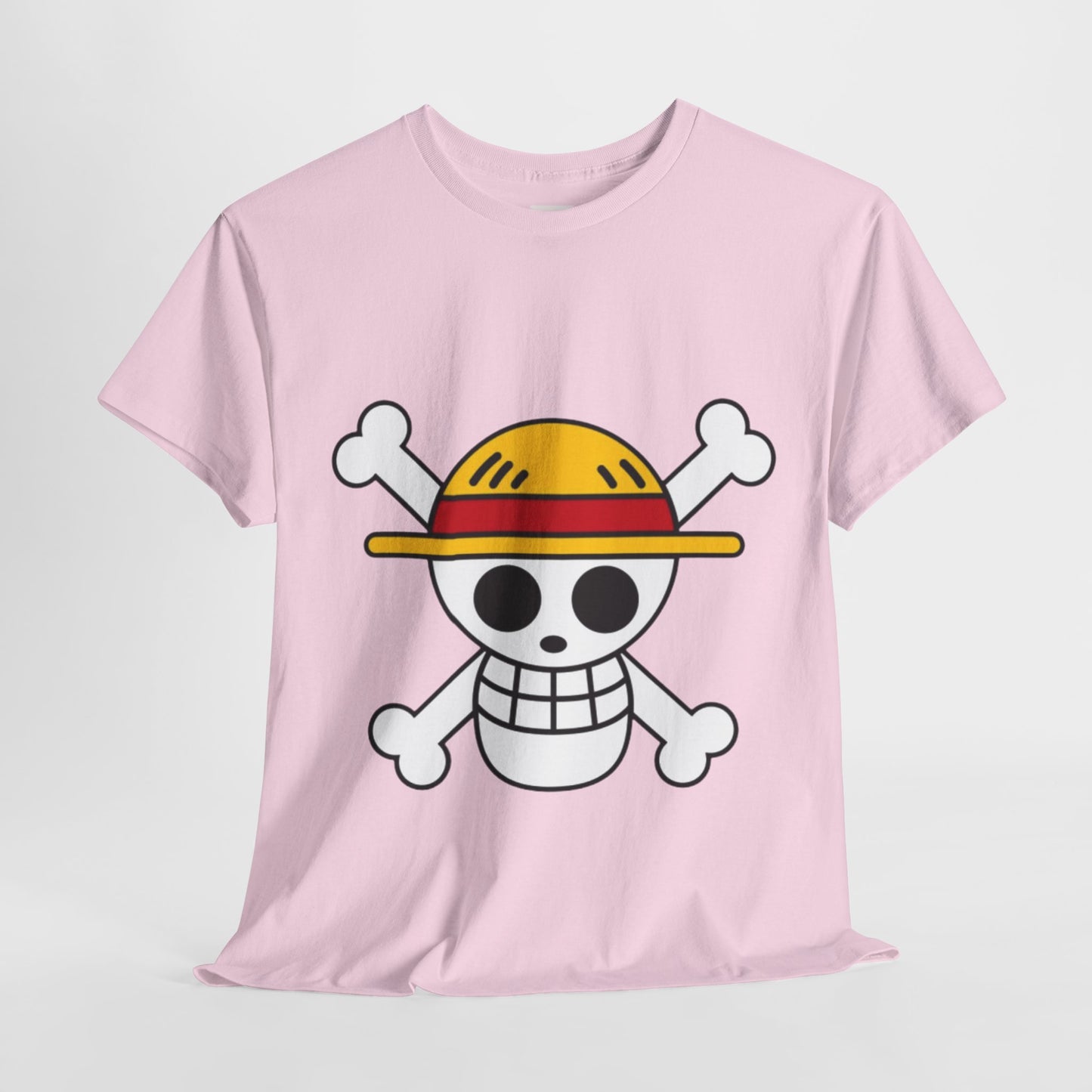 One Piece Logo Unisex Heavy Cotton Tee - Vibrant and Stylish Design for Otaku Heads