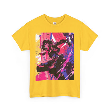 Attack On Titan Mikasa Ackerman Unisex Heavy Cotton Tee - Vibrant and Stylish Design for Otaku Heads