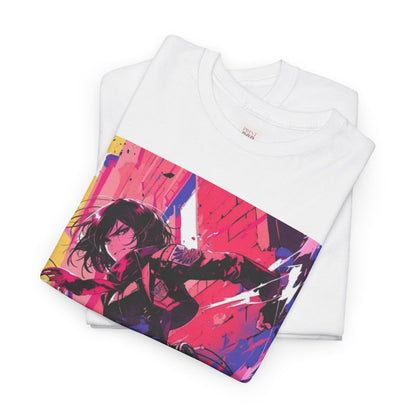 Attack On Titan Mikasa Ackerman Unisex Heavy Cotton Tee - Vibrant and Stylish Design for Otaku Heads