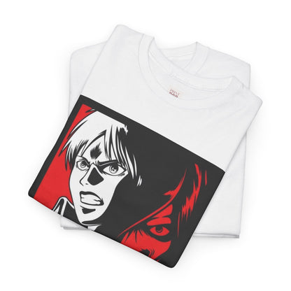 Attack On Titan Unisex Heavy Cotton Tee - Vibrant and Stylish Design for Otaku Heads