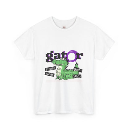 Gator Streetwear Unisex Heavy Cotton Tee - Fun Graphic T-Shirt for Casual Wear