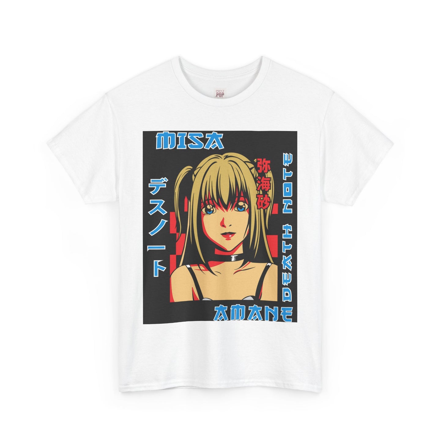 Death Note Misa Amane Unisex Heavy Cotton Tee - Vibrant and Stylish Design for Otaku Heads