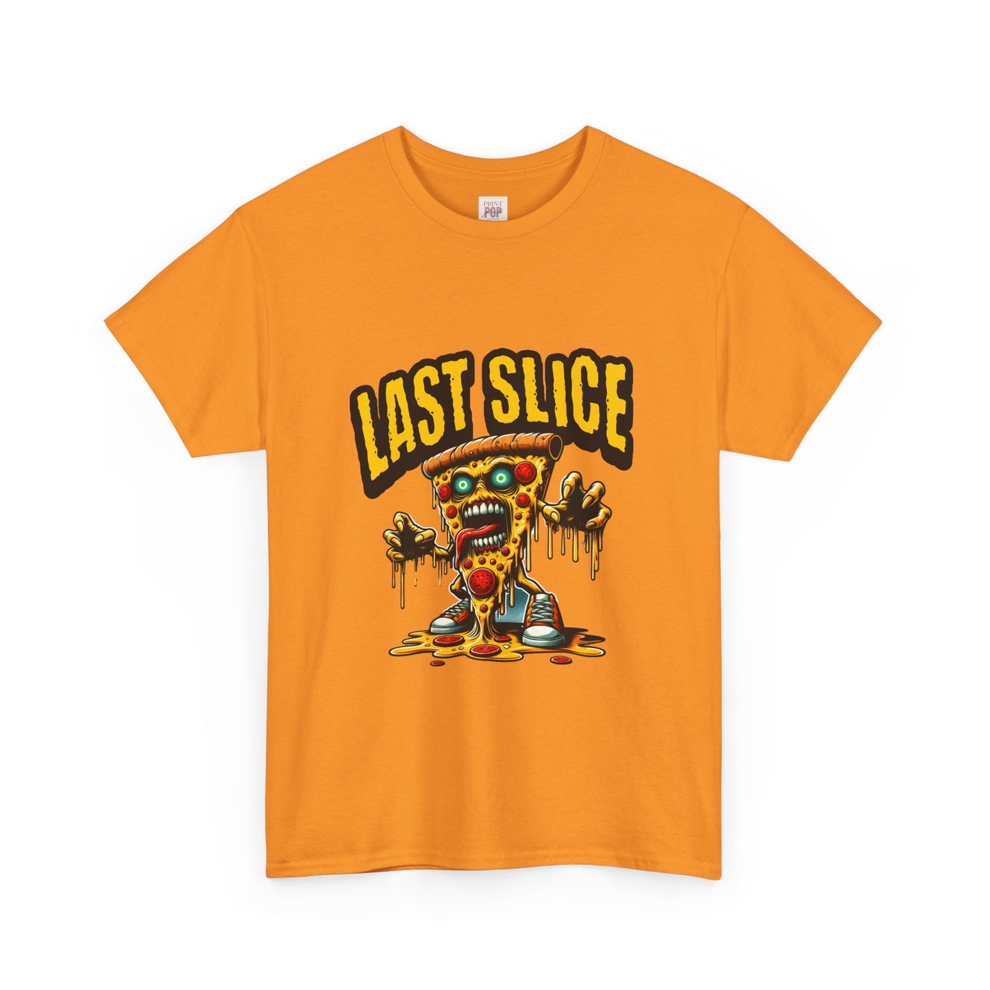 Last Slice Unisex Heavy Cotton Tee - Fun Pizza-Themed Graphic T-Shirt for Food Lovers