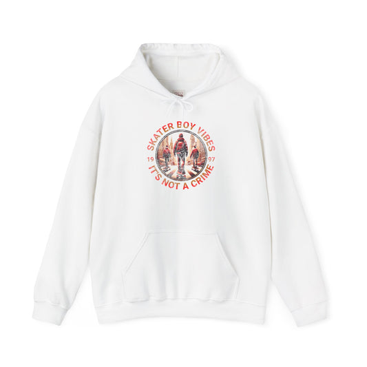 Skater Boy Vibes Hoodie - Unisex Heavy Blend Hoodie, Casual Streetwear