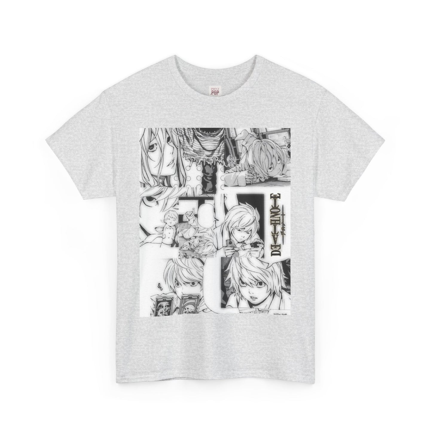 Death Note Nate River (Near) Unisex Heavy Cotton Tee - Vibrant and Stylish Design for Otaku Heads