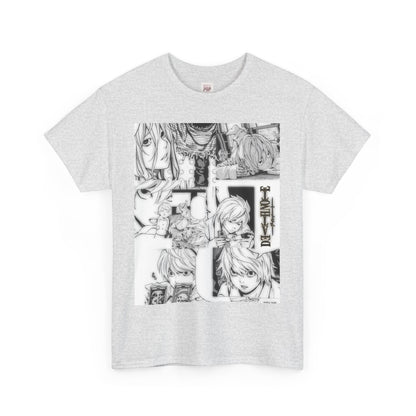 Death Note Nate River (Near) Unisex Heavy Cotton Tee - Vibrant and Stylish Design for Otaku Heads