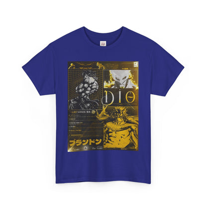 Jojo's Bizarre Adventure Dio Brando  Unisex Heavy Cotton Tee - Vibrant and Stylish Design for Otaku Heads