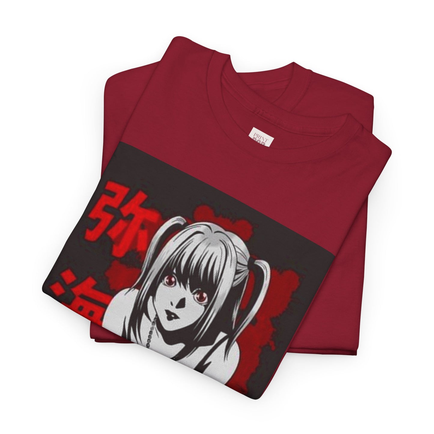 Death Note Misa Amane Unisex Heavy Cotton Tee - Vibrant and Stylish Design for Otaku Heads