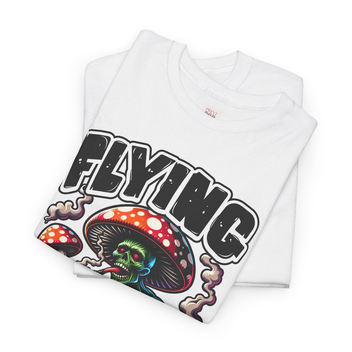 Flying High Unisex Heavy Cotton Tee - Fun Graphic Tee for Casual Style