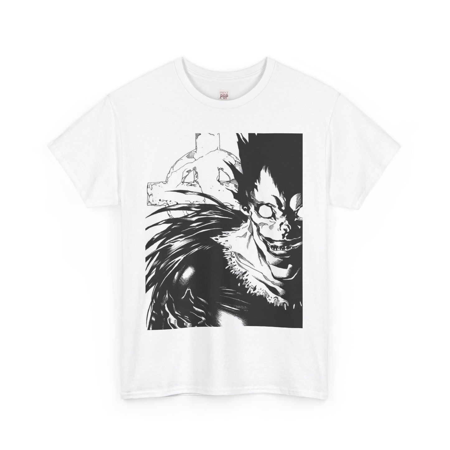 Death Note Unisex Heavy Cotton Tee - Vibrant and Stylish Design for Otaku Heads