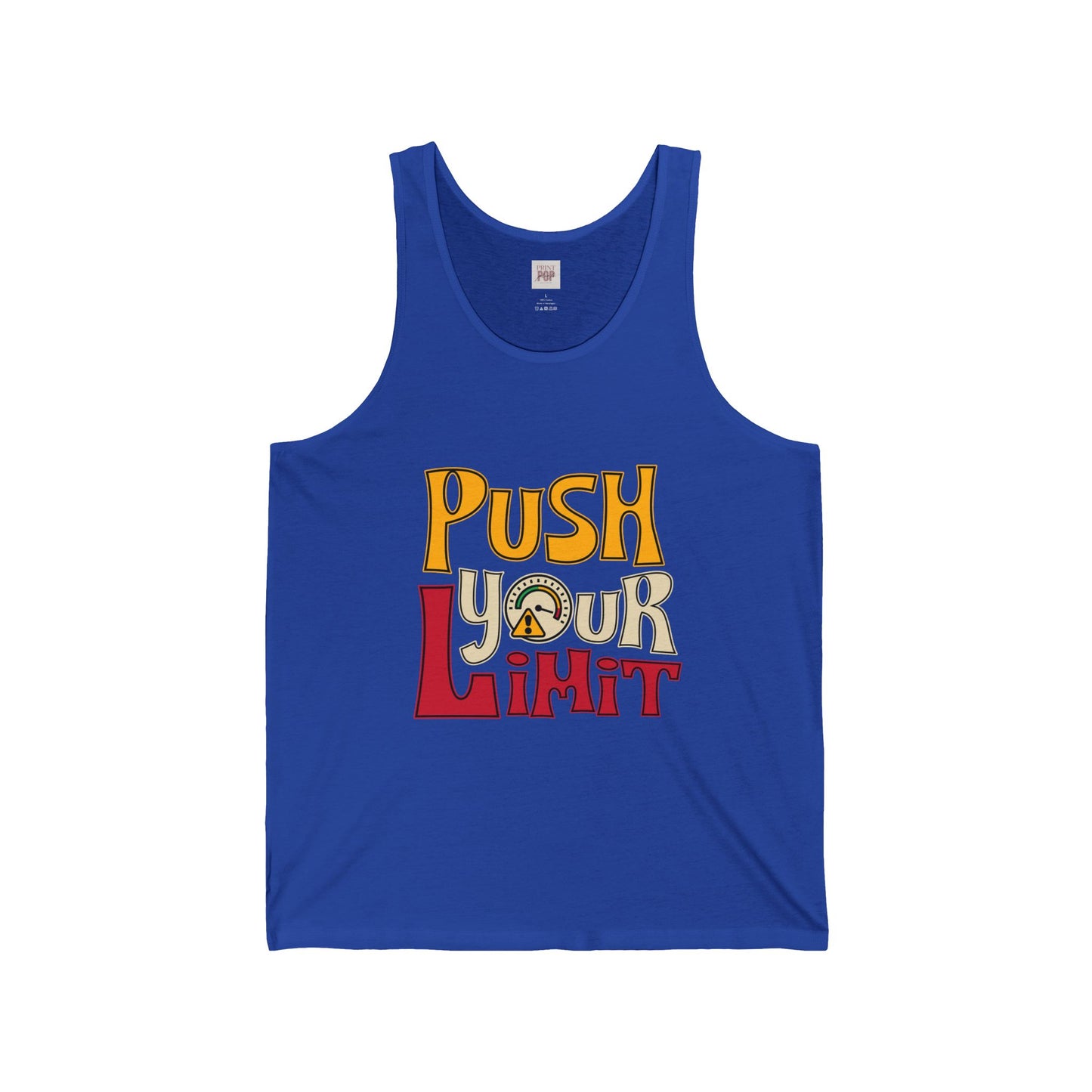 Motivational Unisex Premium and Comfortable Tank Top - 'Push Your Limit'