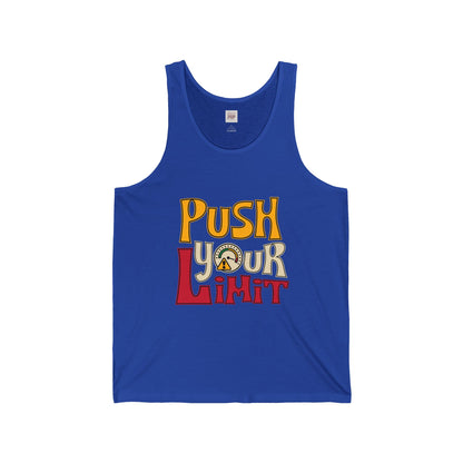 Motivational Unisex Premium and Comfortable Tank Top - 'Push Your Limit'