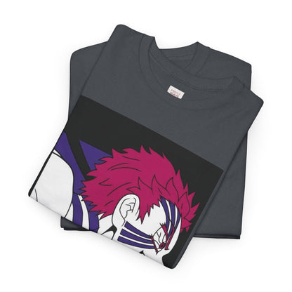 Demon Slayer Akaza Unisex Heavy Cotton Tee - Vibrant and Stylish Design for Otaku Heads