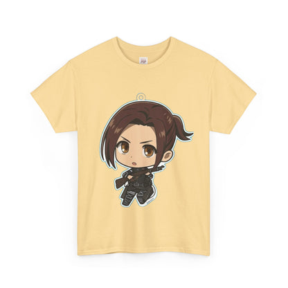 Attack On Titan Sasha Braus Unisex Heavy Cotton Tee - Vibrant and Stylish Design for Otaku Heads