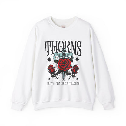 Thorns Graphic Crewneck Sweatshirt - Unisex Heavy Blend, Stylish & Comfortable