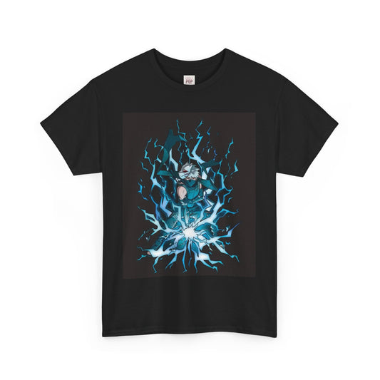 Naruto Shippuden Kakashi Unisex Heavy Cotton Tee - Vibrant and Stylish Design for Otaku Heads