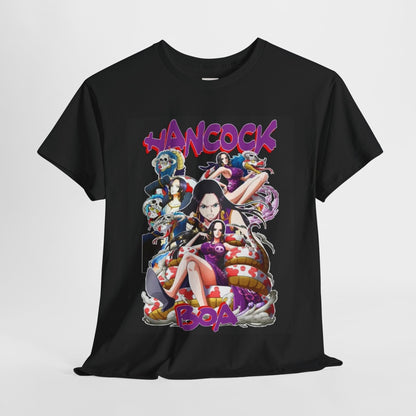 One Piece Boa Hancock Unisex Heavy Cotton Tee - Vibrant and Stylish Design for Otaku Heads