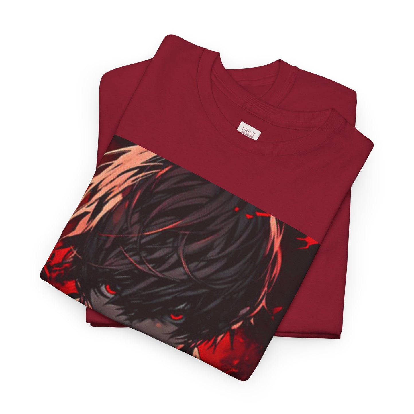 Death Note Light Yagami Unisex Heavy Cotton Tee - Vibrant and Stylish Design for Otaku Heads