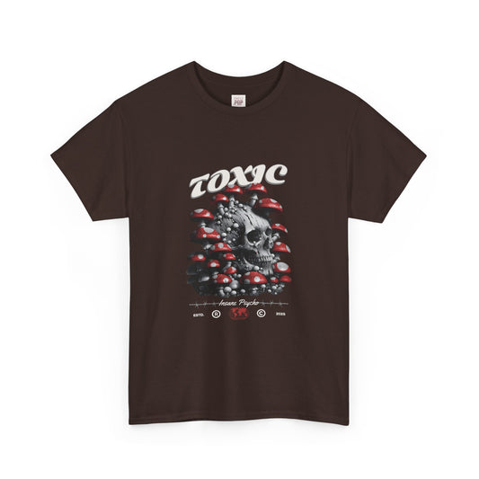 Toxic Skull Unisex Heavy Cotton Tee - Edgy Graphic T-Shirt for Alternative Style