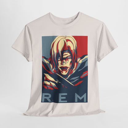 Death Note Rem Unisex Heavy Cotton Tee - Vibrant and Stylish Design for Otaku Heads