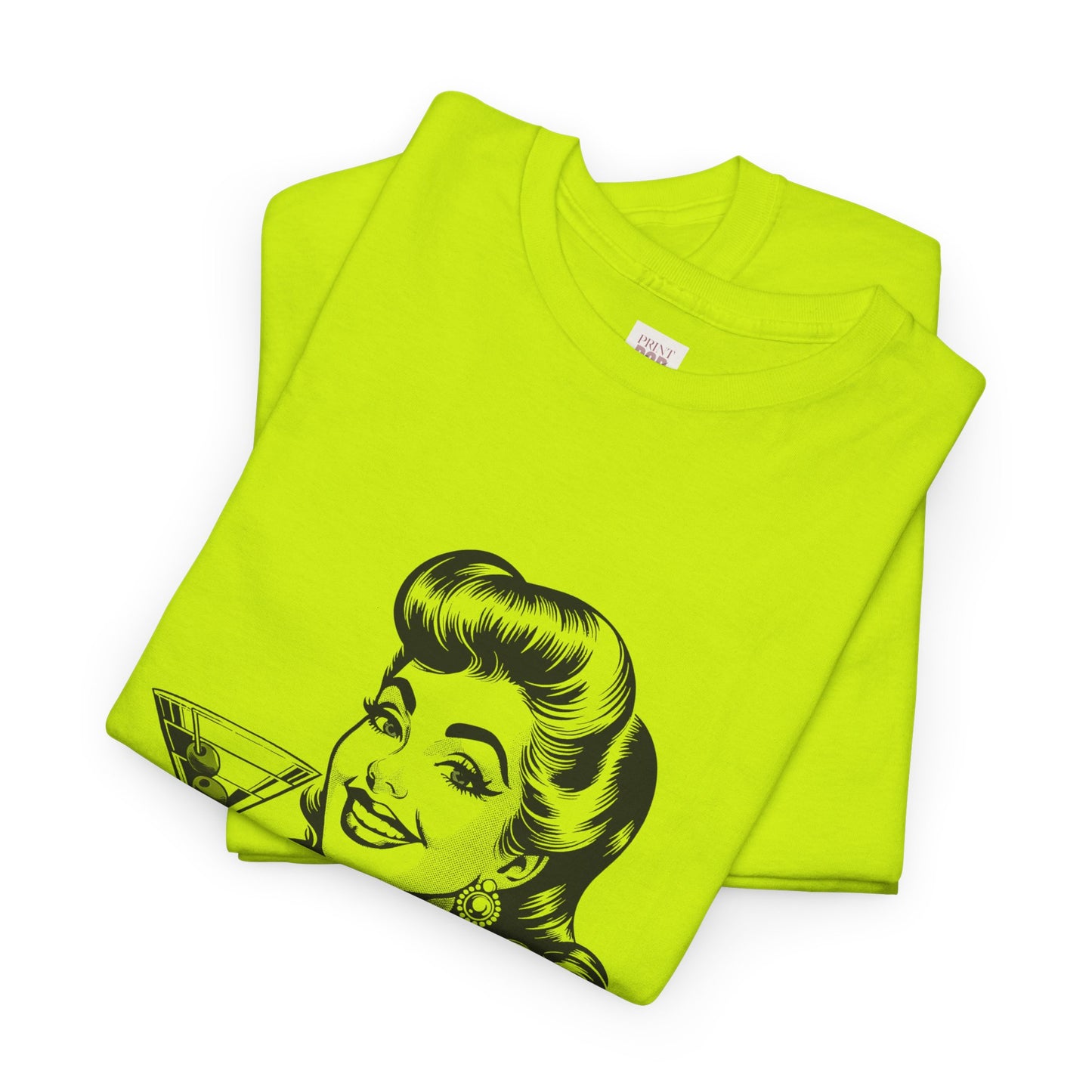 Martinis & Mischief Unisex Heavy Cotton Tee - Fun Retro Graphic T-Shirt