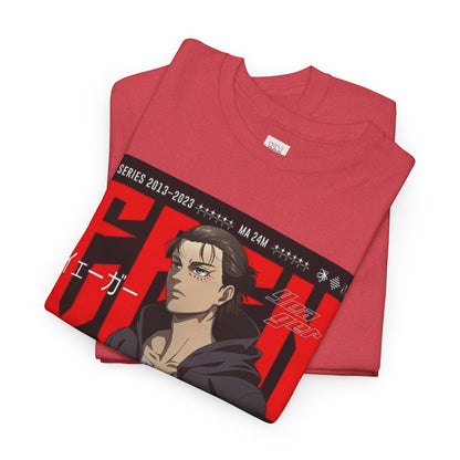 Attack On Titan Unisex Heavy Cotton Tee - Vibrant and Stylish Design for Otaku Heads