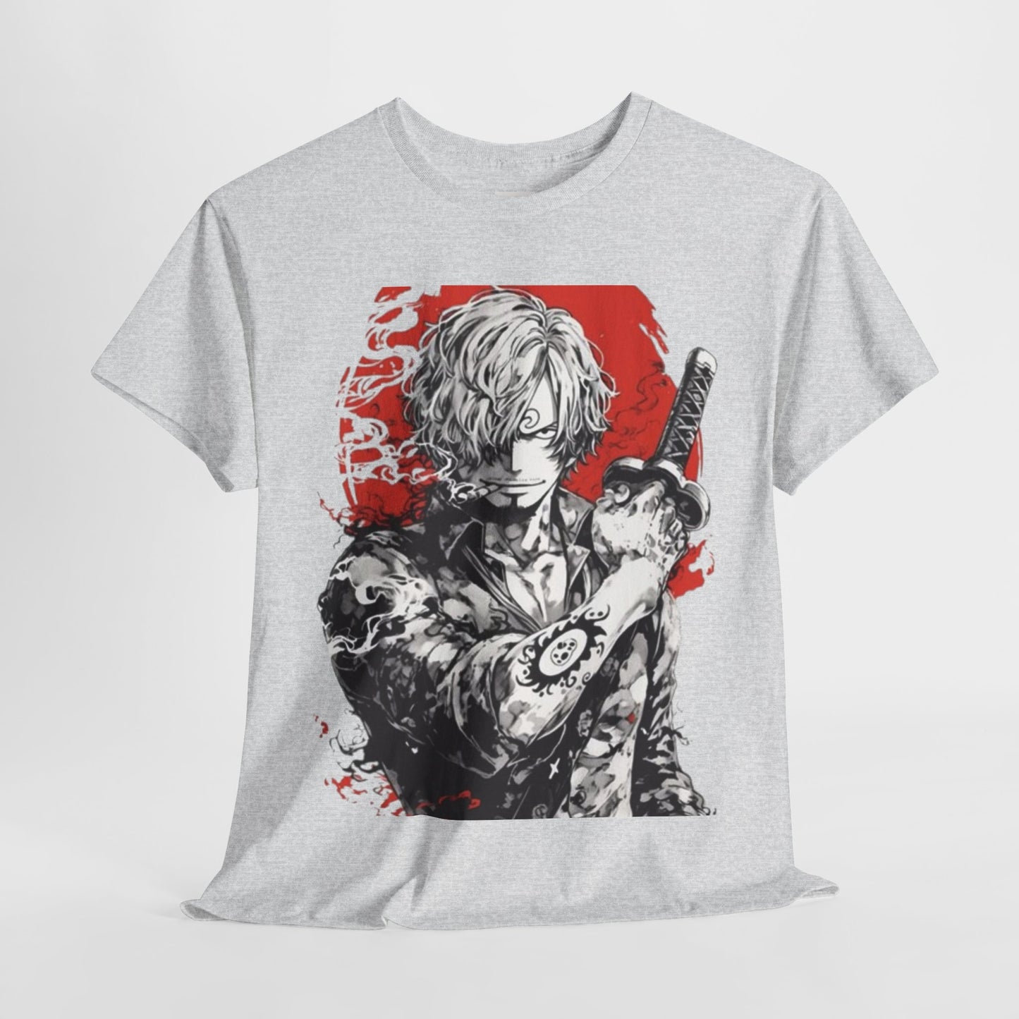 One Piece Shanks Unisex Heavy Cotton Tee - Vibrant and Stylish Design for Otaku Heads